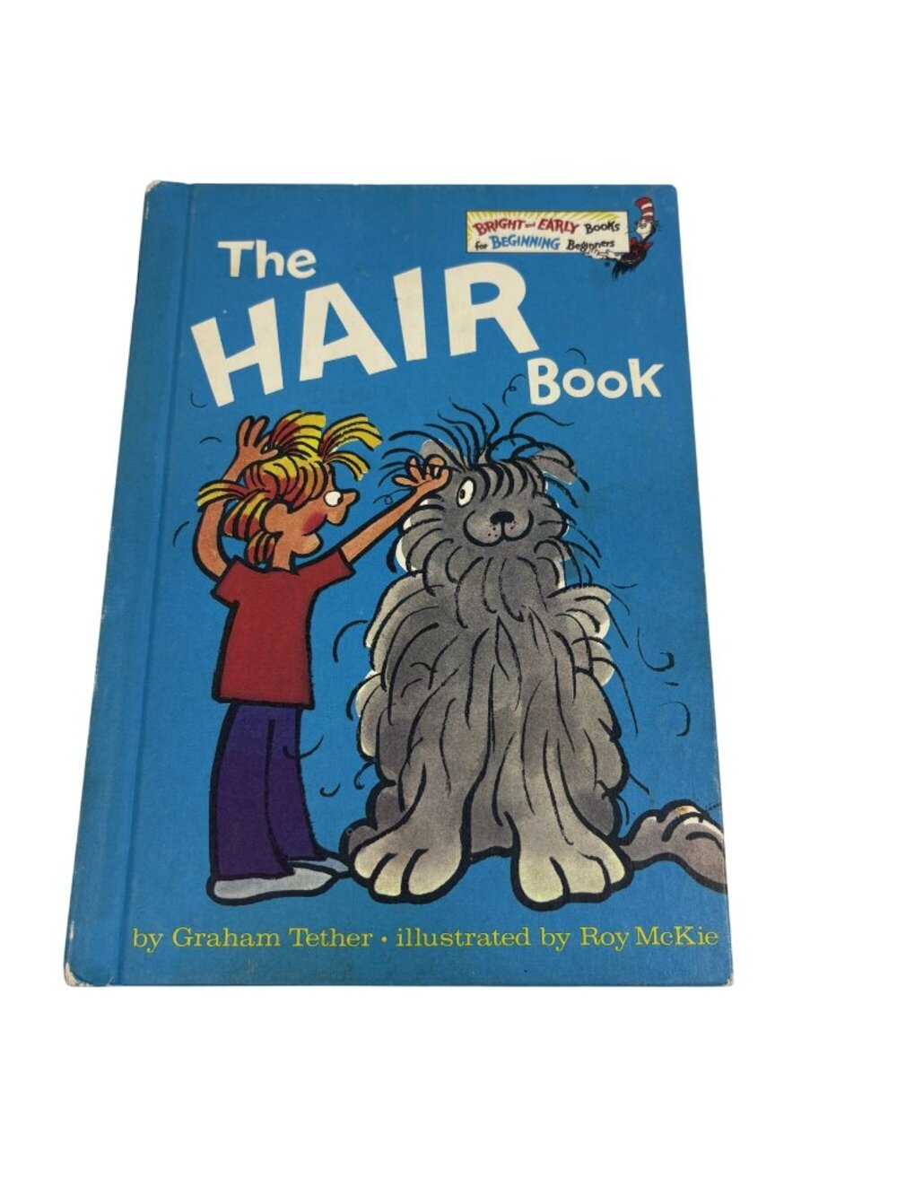The Hair Book By Graham Tether Vintage Bright & Early Beginner Books Hardcover I